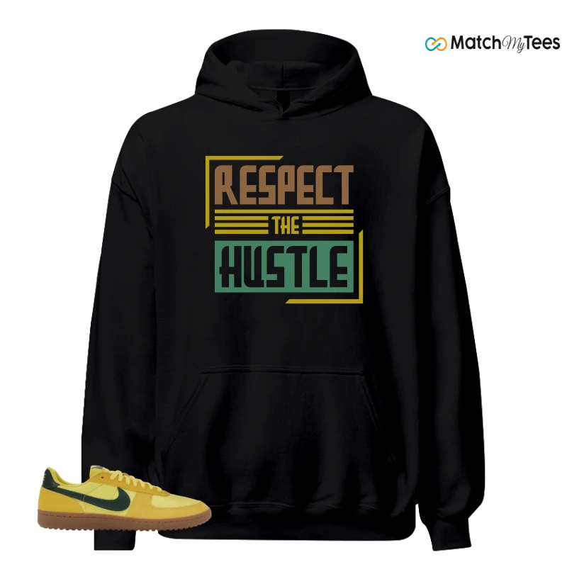NIKE FIELD GENERAL 82 CHROME YELLOW FIR SNEAKER Matching Tees hoodie
