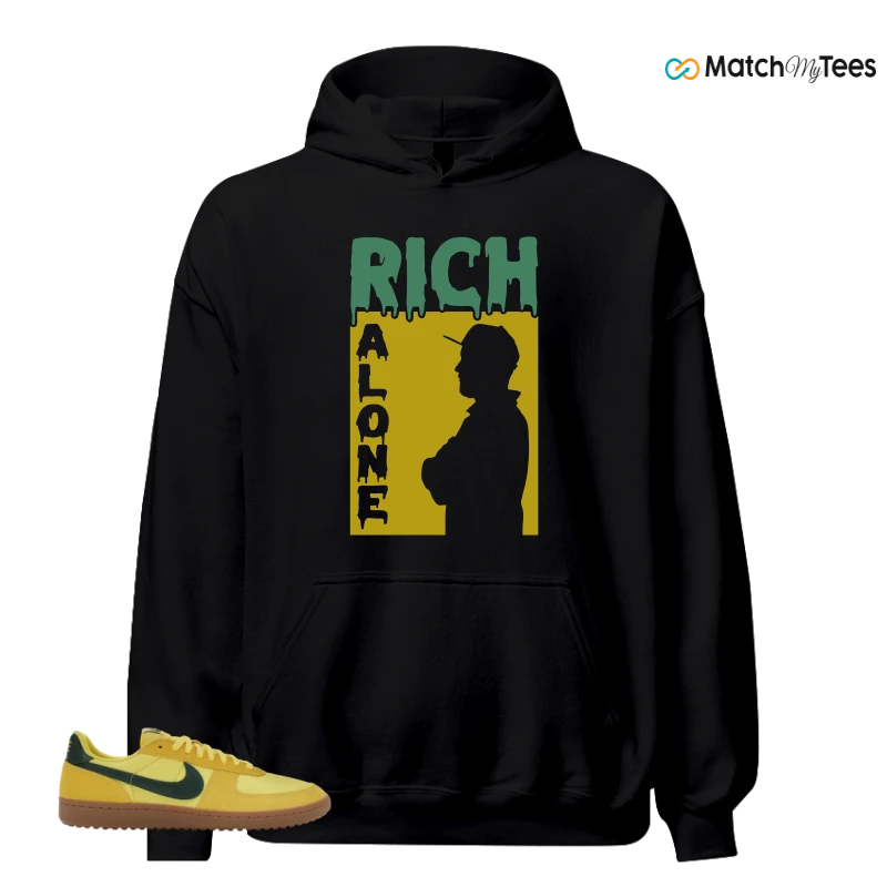 NIKE FIELD GENERAL 82 CHROME YELLOW FIR SNEAKER Matching Tees hoodie
