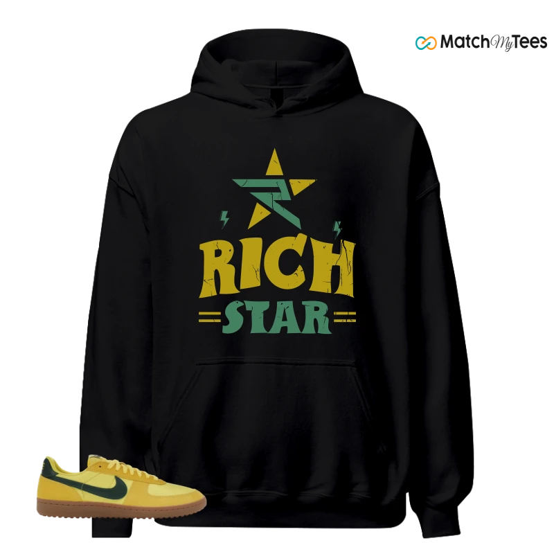 NIKE FIELD GENERAL 82 CHROME YELLOW FIR SNEAKER Matching Tees hoodie