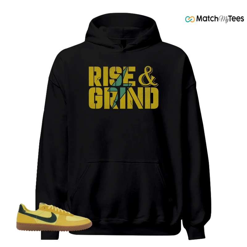 NIKE FIELD GENERAL 82 CHROME YELLOW FIR SNEAKER Matching Tees hoodie