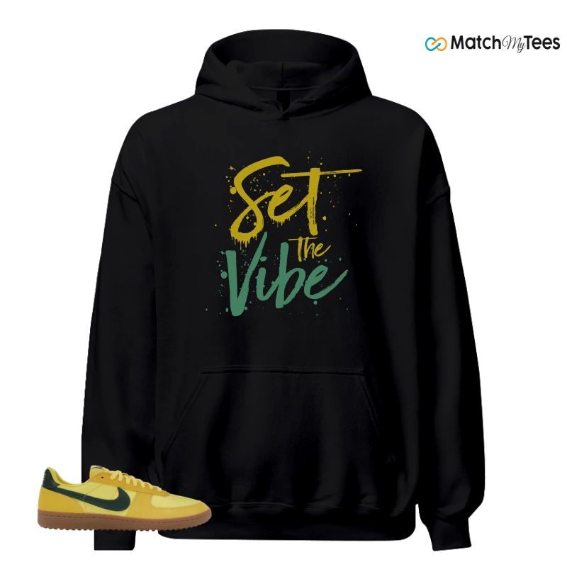NIKE FIELD GENERAL 82 CHROME YELLOW FIR SNEAKER Matching Tees hoodie