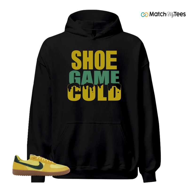 NIKE FIELD GENERAL 82 CHROME YELLOW FIR SNEAKER Matching Tees hoodie