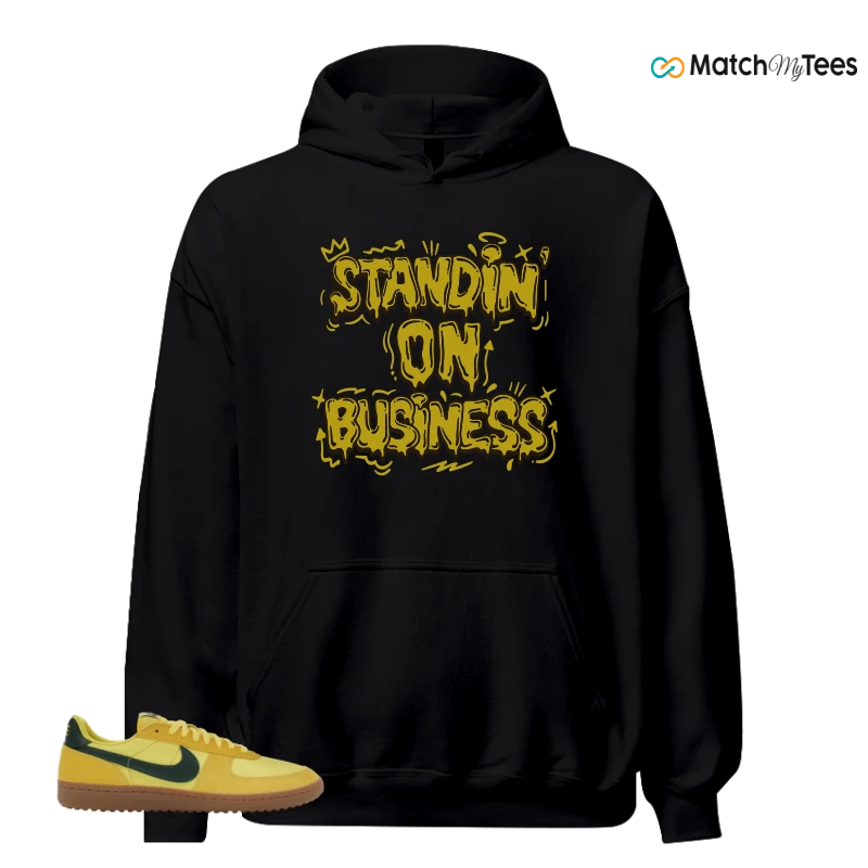 NIKE FIELD GENERAL 82 CHROME YELLOW FIR SNEAKER Matching Tees hoodie