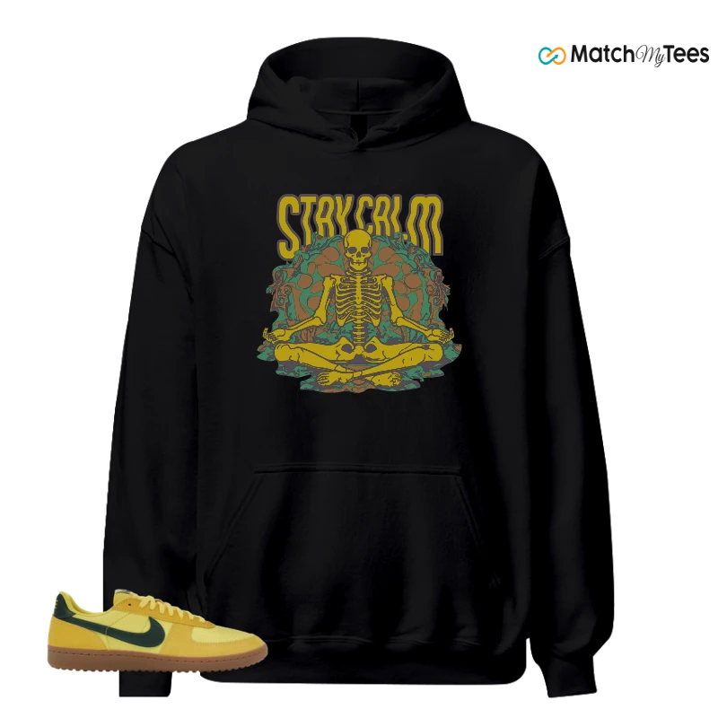 NIKE FIELD GENERAL 82 CHROME YELLOW FIR SNEAKER Matching Tees hoodie