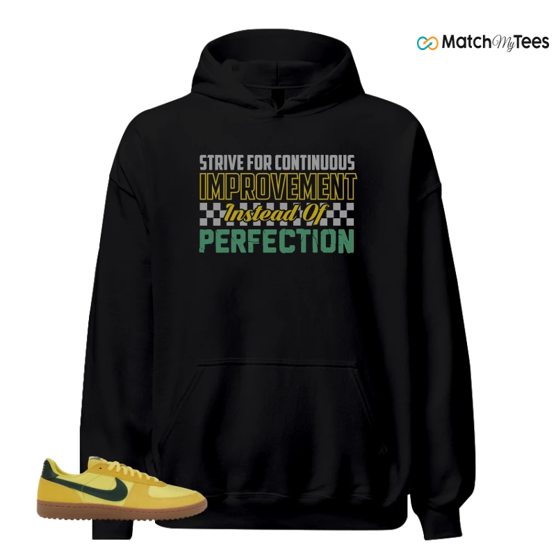 NIKE FIELD GENERAL 82 CHROME YELLOW FIR SNEAKER Matching Tees hoodie