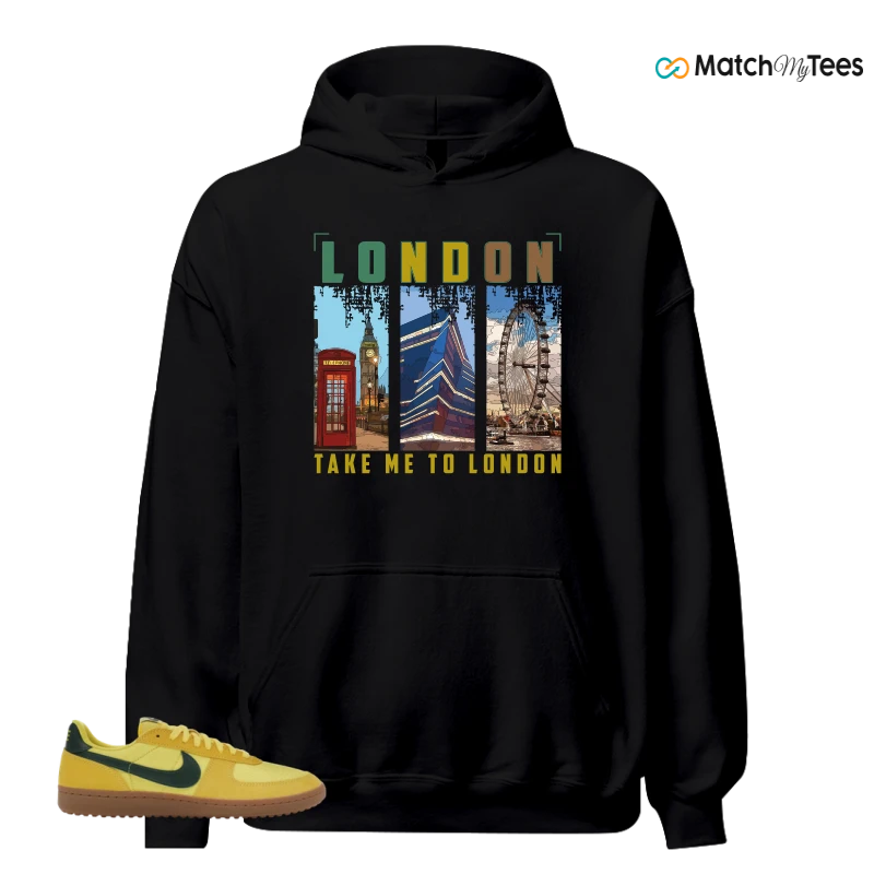 NIKE FIELD GENERAL 82 CHROME YELLOW FIR SNEAKER Matching Tees hoodie