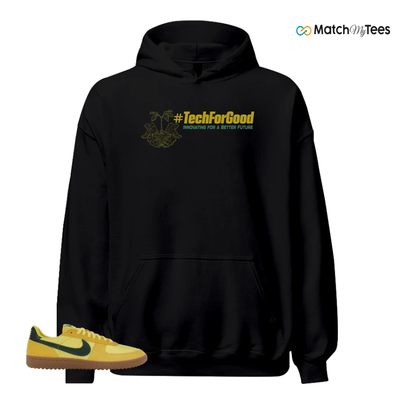NIKE FIELD GENERAL 82 CHROME YELLOW FIR SNEAKER Matching Tees hoodie
