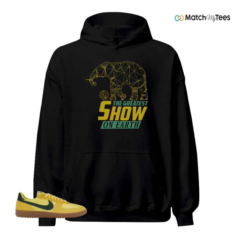 NIKE FIELD GENERAL 82 CHROME YELLOW FIR SNEAKER Matching Tees hoodie