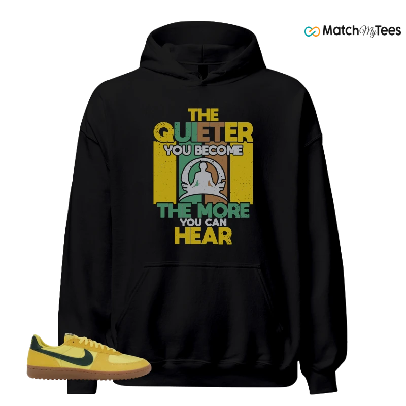 NIKE FIELD GENERAL 82 CHROME YELLOW FIR SNEAKER Matching Tees hoodie