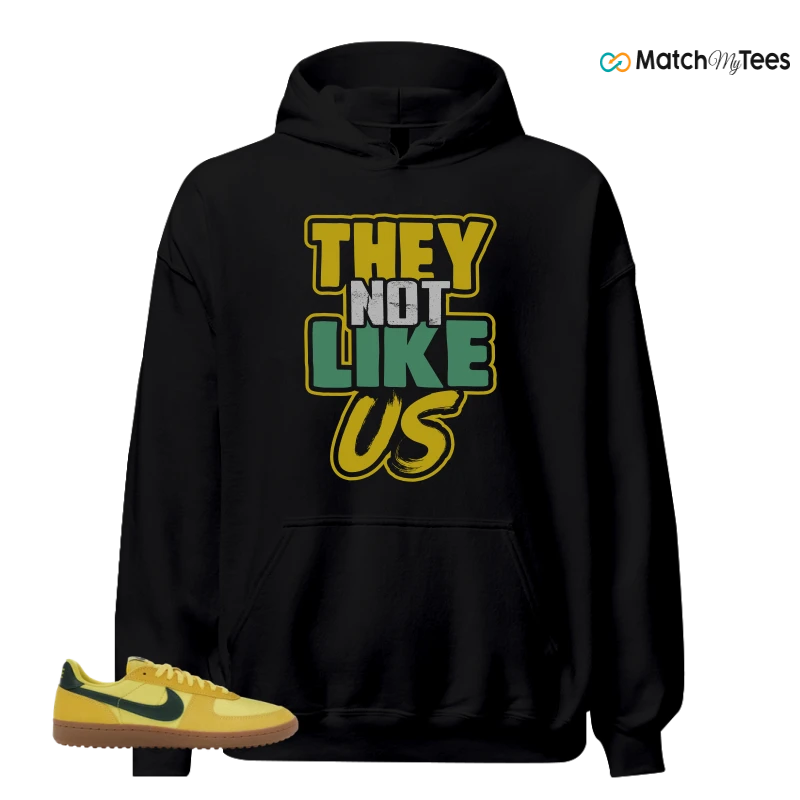NIKE FIELD GENERAL 82 CHROME YELLOW FIR SNEAKER Matching Tees hoodie
