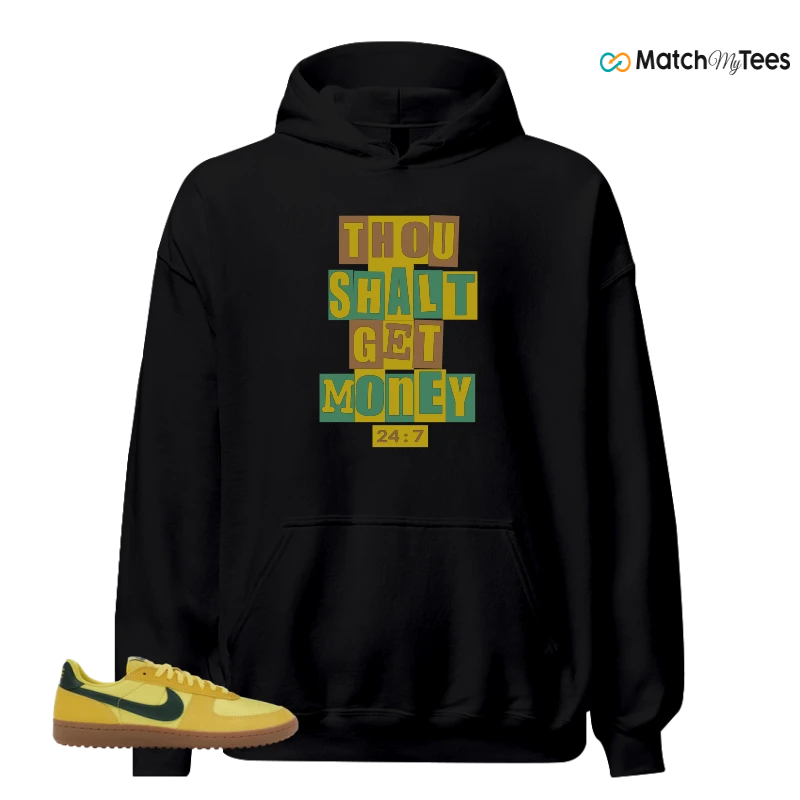 NIKE FIELD GENERAL 82 CHROME YELLOW FIR SNEAKER Matching Tees hoodie