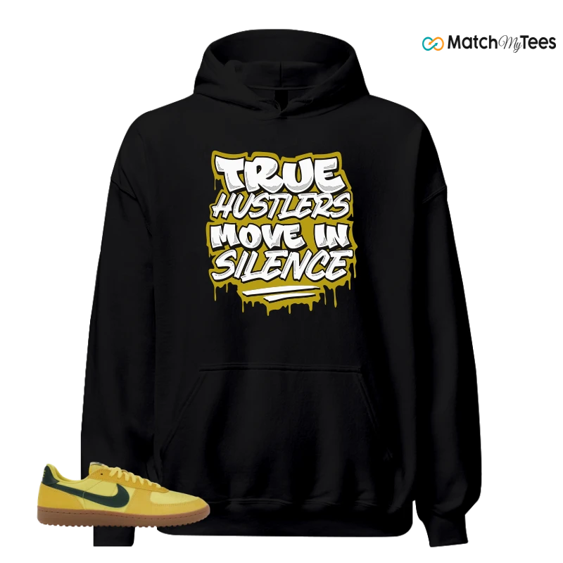 NIKE FIELD GENERAL 82 CHROME YELLOW FIR SNEAKER Matching Tees hoodie