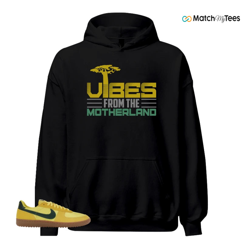 NIKE FIELD GENERAL 82 CHROME YELLOW FIR SNEAKER Matching Tees hoodie
