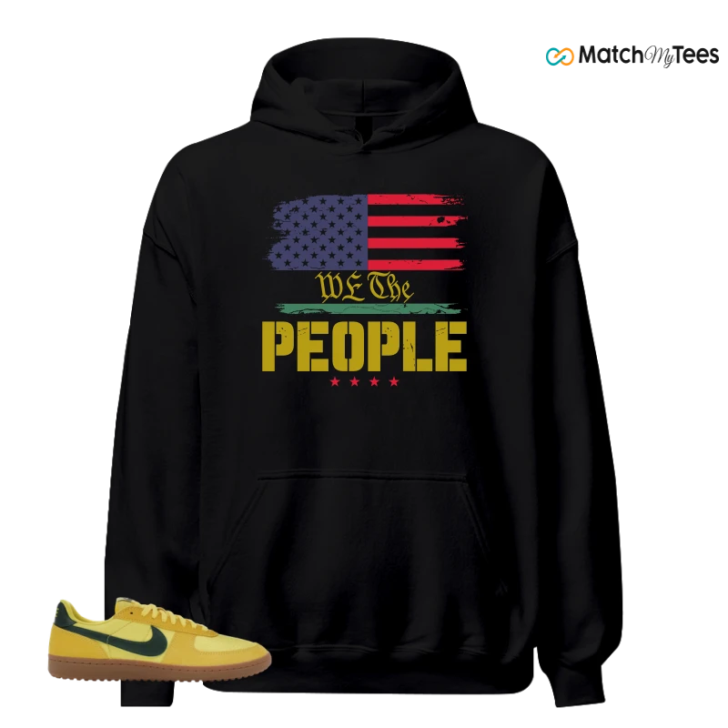 NIKE FIELD GENERAL 82 CHROME YELLOW FIR SNEAKER Matching Tees hoodie