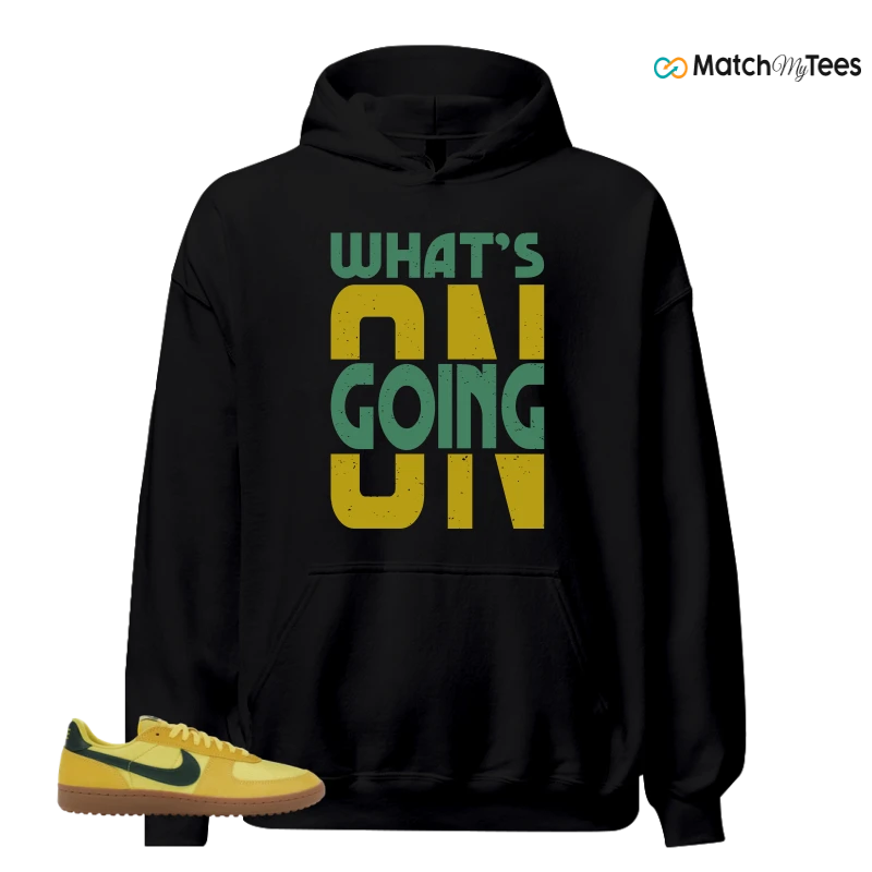 NIKE FIELD GENERAL 82 CHROME YELLOW FIR SNEAKER Matching Tees hoodie