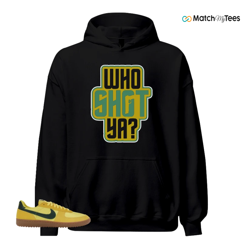 NIKE FIELD GENERAL 82 CHROME YELLOW FIR SNEAKER Matching Tees hoodie