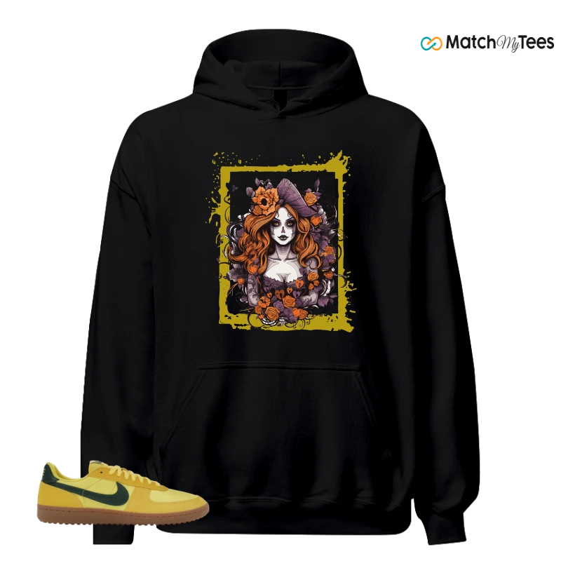NIKE FIELD GENERAL 82 CHROME YELLOW FIR SNEAKER Matching Tees hoodie