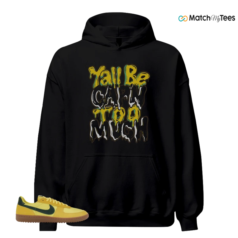 NIKE FIELD GENERAL 82 CHROME YELLOW FIR SNEAKER Matching Tees hoodie