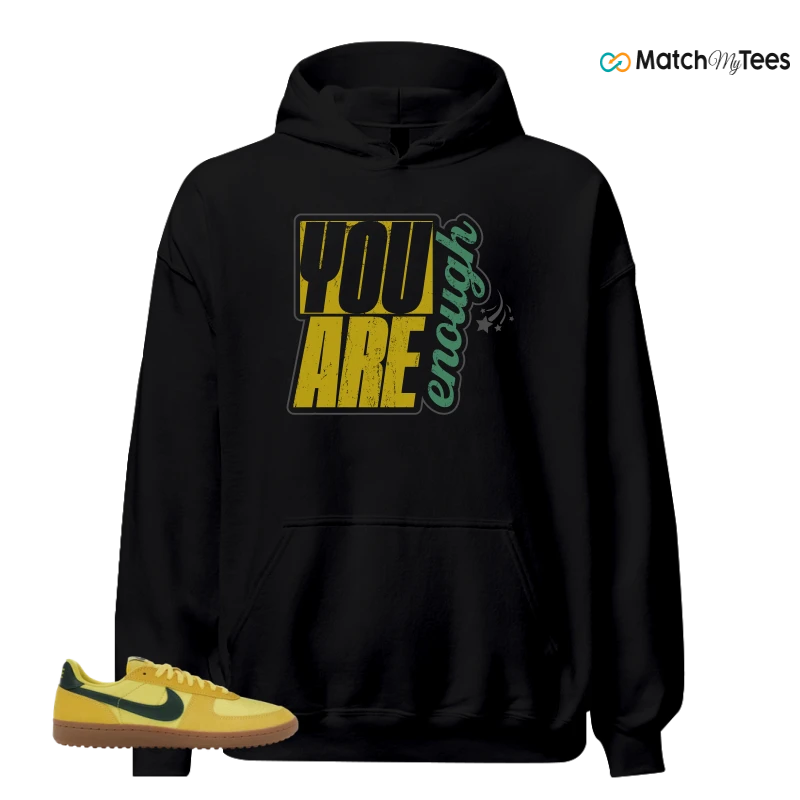 NIKE FIELD GENERAL 82 CHROME YELLOW FIR SNEAKER Matching Tees hoodie