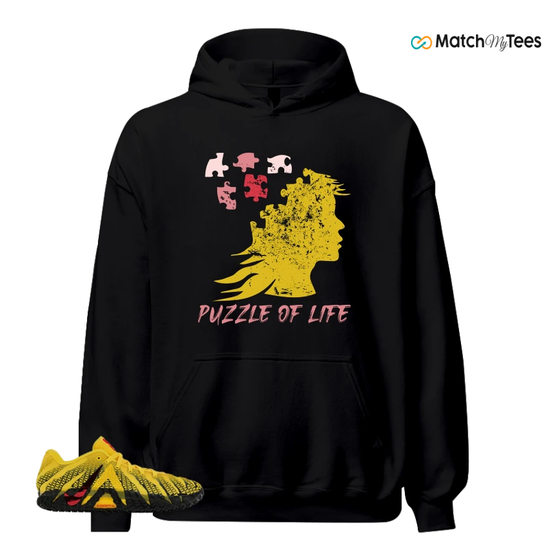 NIKE JA 3 LET ME BE JA SNEAKER/TOUR YELLOW/UNIVERSITY RED/BLACK matching Hoodie
