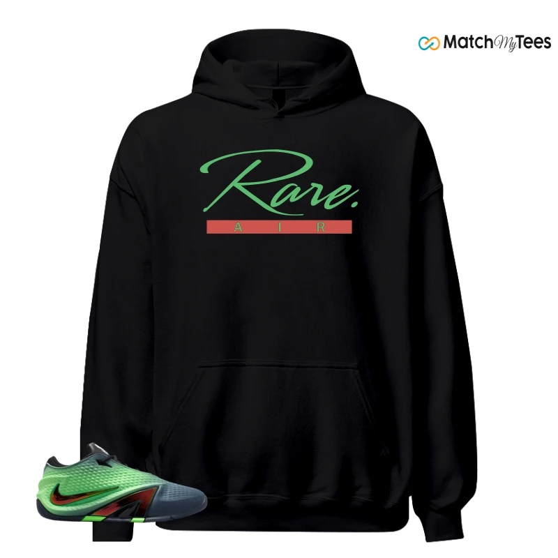 NIKE JA 4 NIGHTMARE SNEAKER/OBSIDIAN/MULTI-COLOR/BLACK/VOLTAGE GREEN/METALLIC SILVER matching Hoodie
