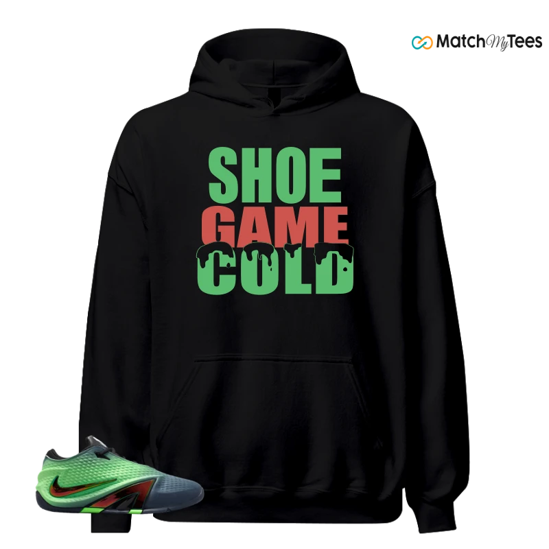 NIKE JA 4 NIGHTMARE SNEAKER/OBSIDIAN/MULTI-COLOR/BLACK/VOLTAGE GREEN/METALLIC SILVER matching Hoodie