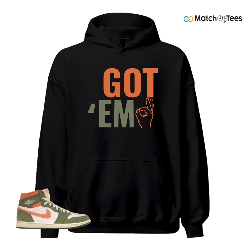 NIKE JORDAN 1 HIGH CRAFT CELADON SNEAKER Matching Tees hoodie