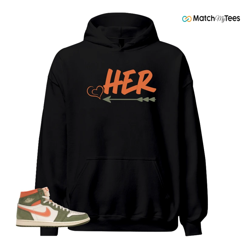 NIKE JORDAN 1 HIGH CRAFT CELADON SNEAKER Matching Tees hoodie