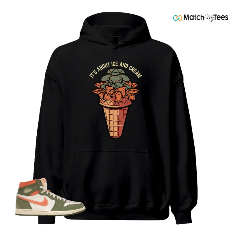 NIKE JORDAN 1 HIGH CRAFT CELADON SNEAKER Matching Tees hoodie