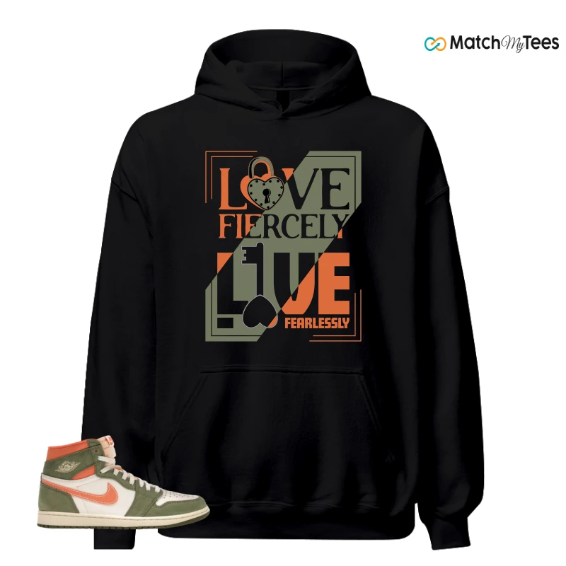 NIKE JORDAN 1 HIGH CRAFT CELADON SNEAKER Matching Tees hoodie
