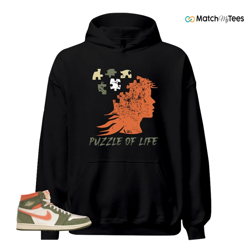 NIKE JORDAN 1 HIGH CRAFT CELADON SNEAKER Matching Tees hoodie