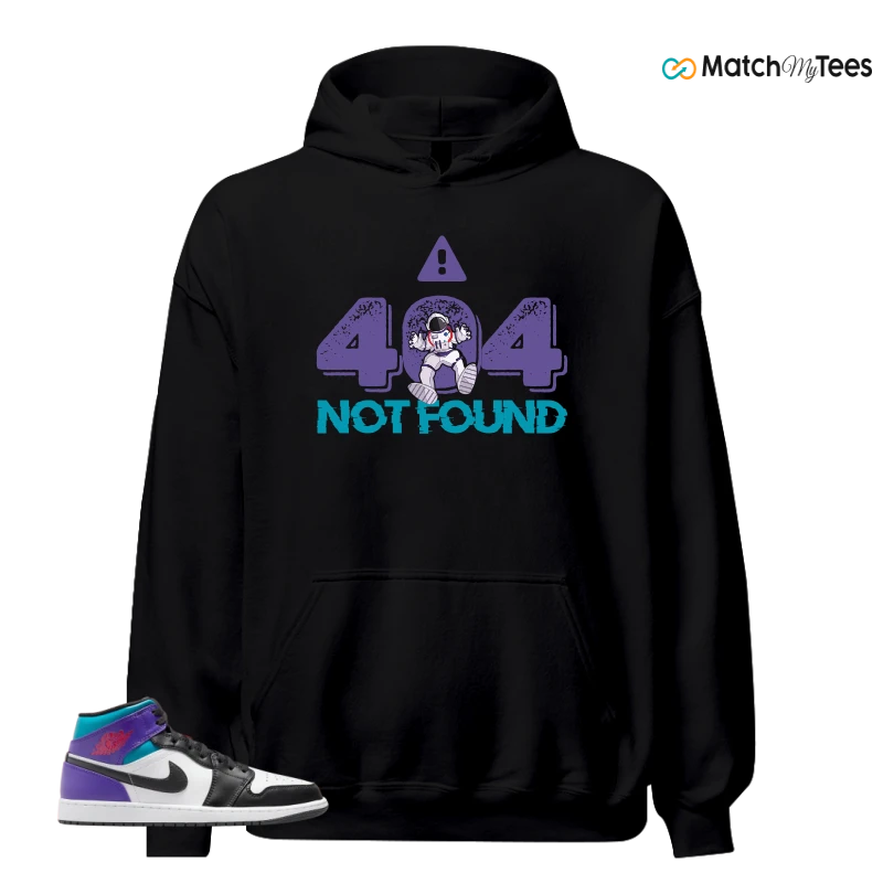 NIKE JORDAN 1 MID GRAPE SNEAKER Matching Tees hoodie