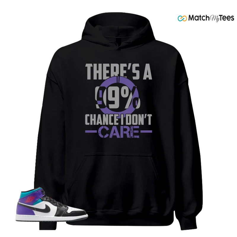 NIKE JORDAN 1 MID GRAPE SNEAKER Matching Tees hoodie