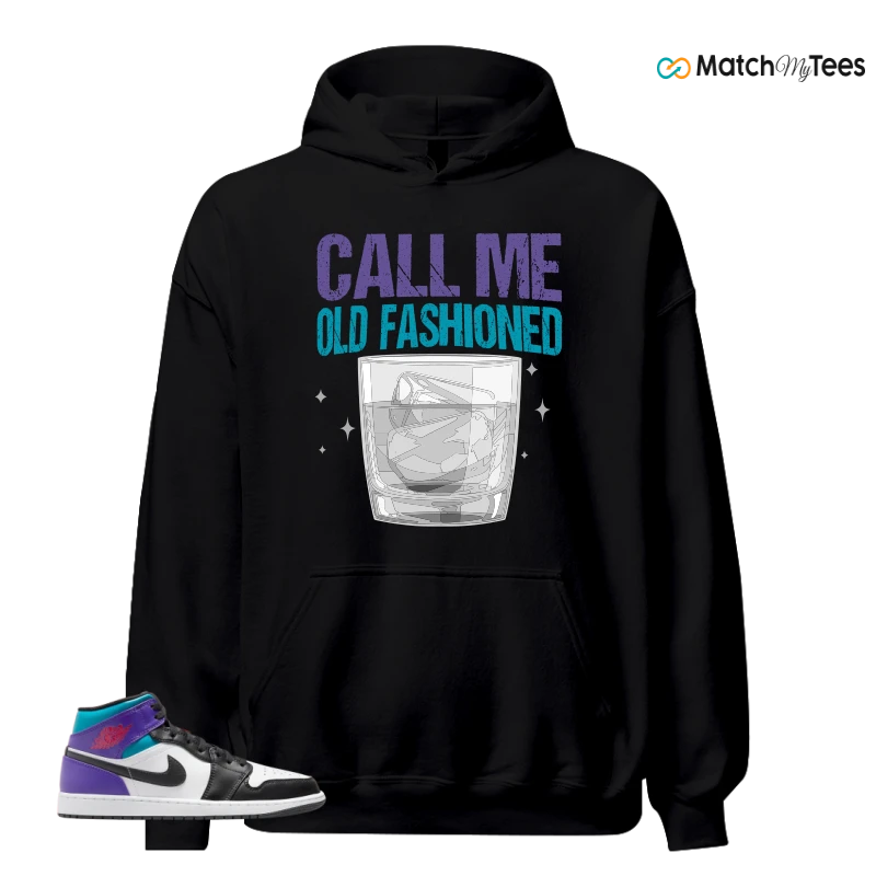 NIKE JORDAN 1 MID GRAPE SNEAKER Matching Tees hoodie