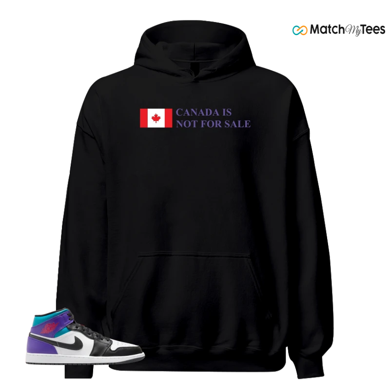 NIKE JORDAN 1 MID GRAPE SNEAKER Matching Tees hoodie