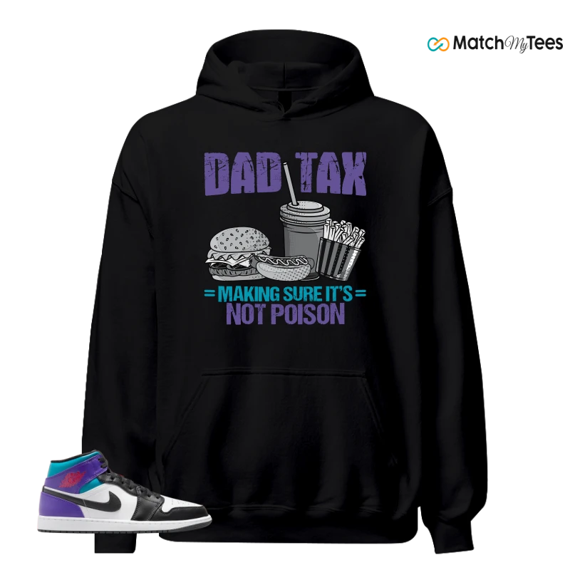 NIKE JORDAN 1 MID GRAPE SNEAKER Matching Tees hoodie