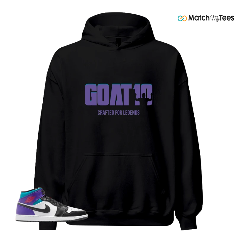 Goat 10 Black matching Hoodie Hoodie