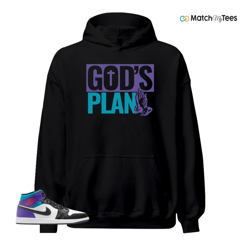 God's Plan Black matching Hoodie Hoodie