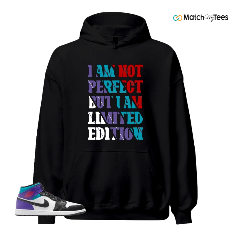 I Am Not Perfect Black matching Hoodie Hoodie