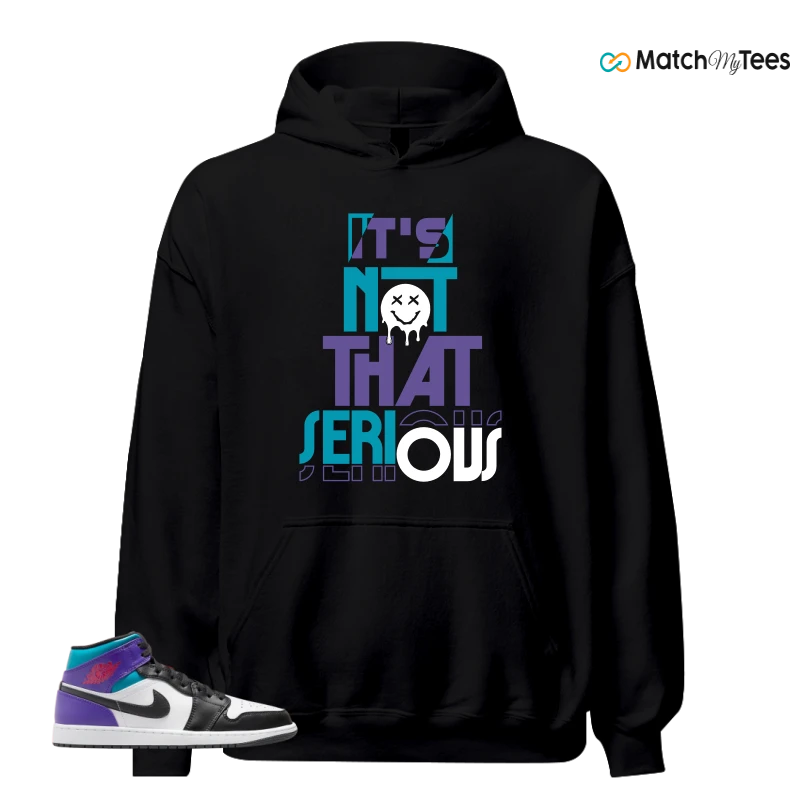 NIKE JORDAN 1 MID GRAPE SNEAKER Matching Tees hoodie