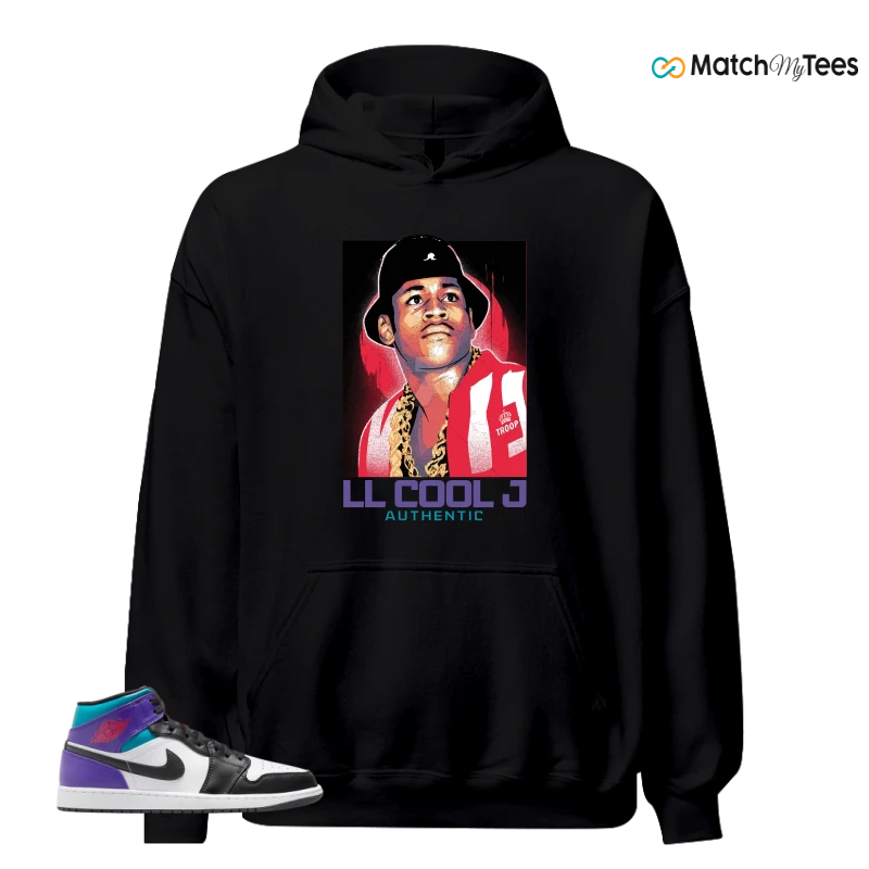 NIKE JORDAN 1 MID GRAPE SNEAKER Matching Tees hoodie