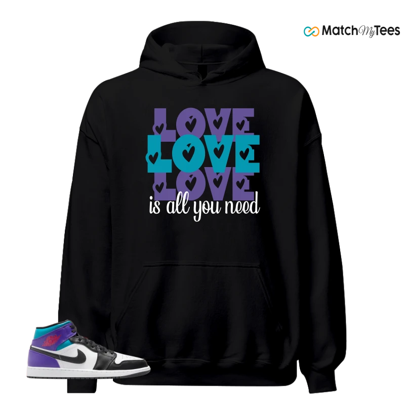 Love Black matching Hoodie Hoodie