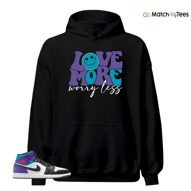 Love More Black matching Hoodie Hoodie