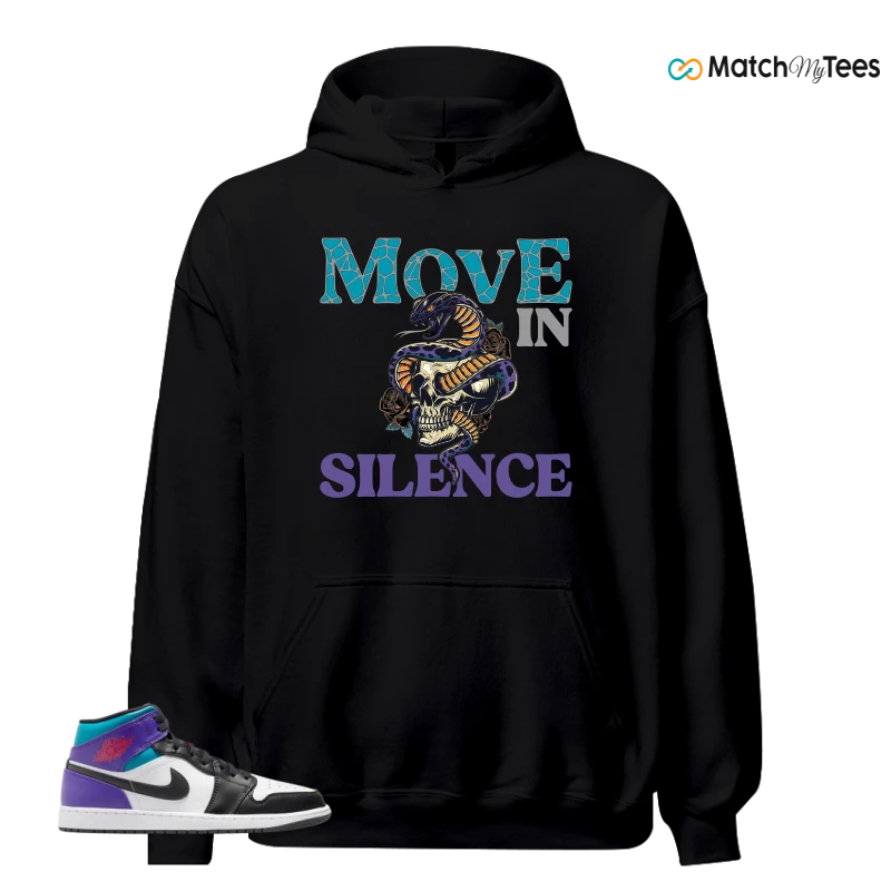 NIKE JORDAN 1 MID GRAPE SNEAKER Matching Tees hoodie