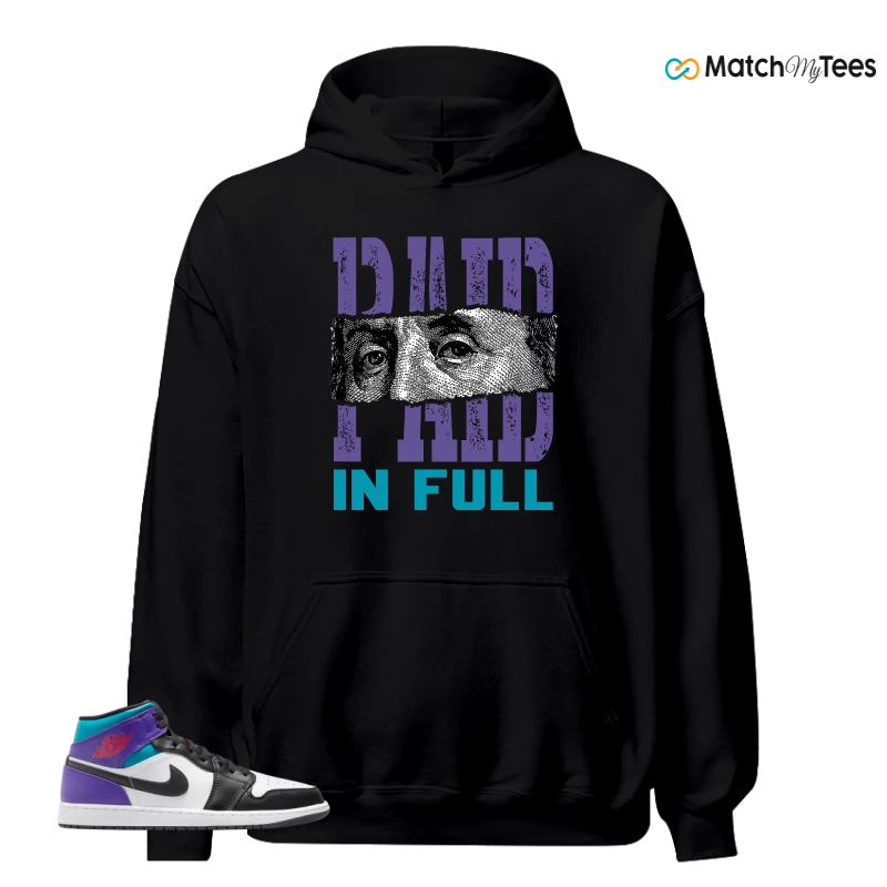 Paid In Full Black matching Hoodie Hoodie