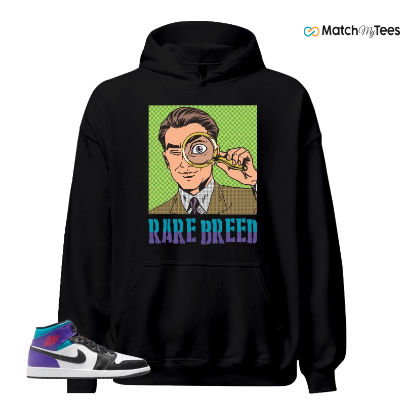 NIKE JORDAN 1 MID GRAPE SNEAKER Matching Tees hoodie