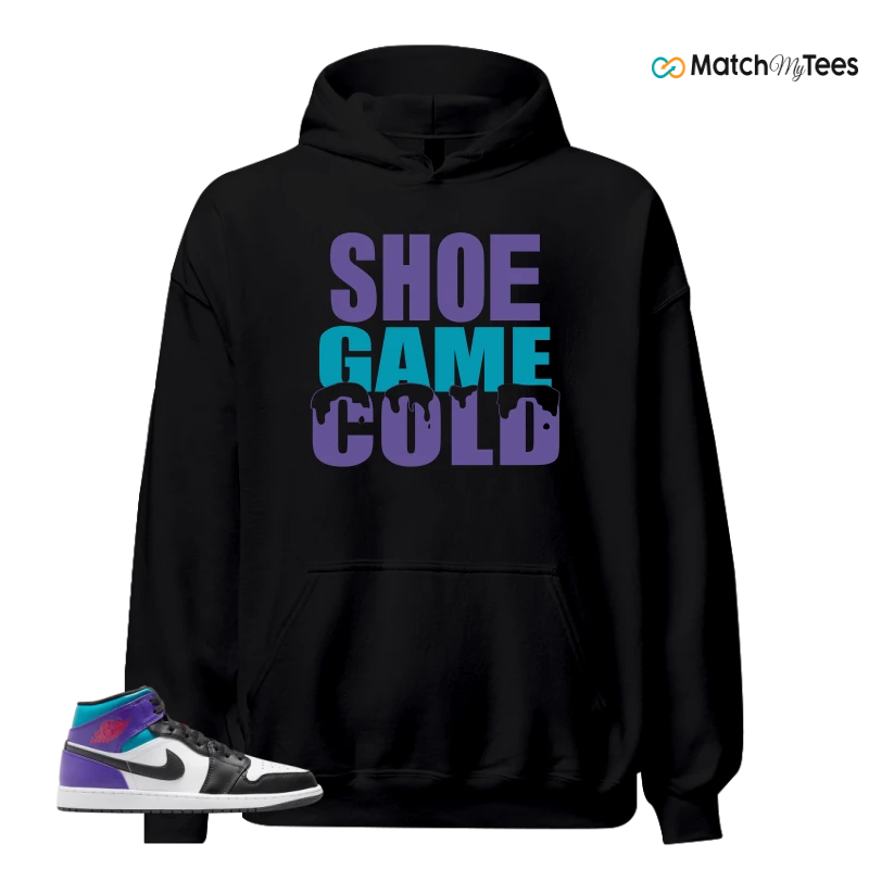 Shoe Game Cold Black matching Hoodie Hoodie