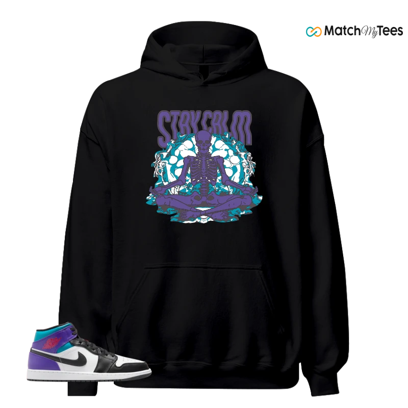 Stay Calm2 Black matching Hoodie Hoodie