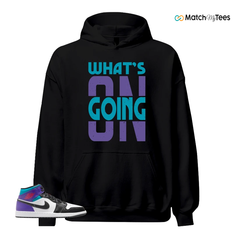 What’s Going On? Black matching Hoodie Hoodie