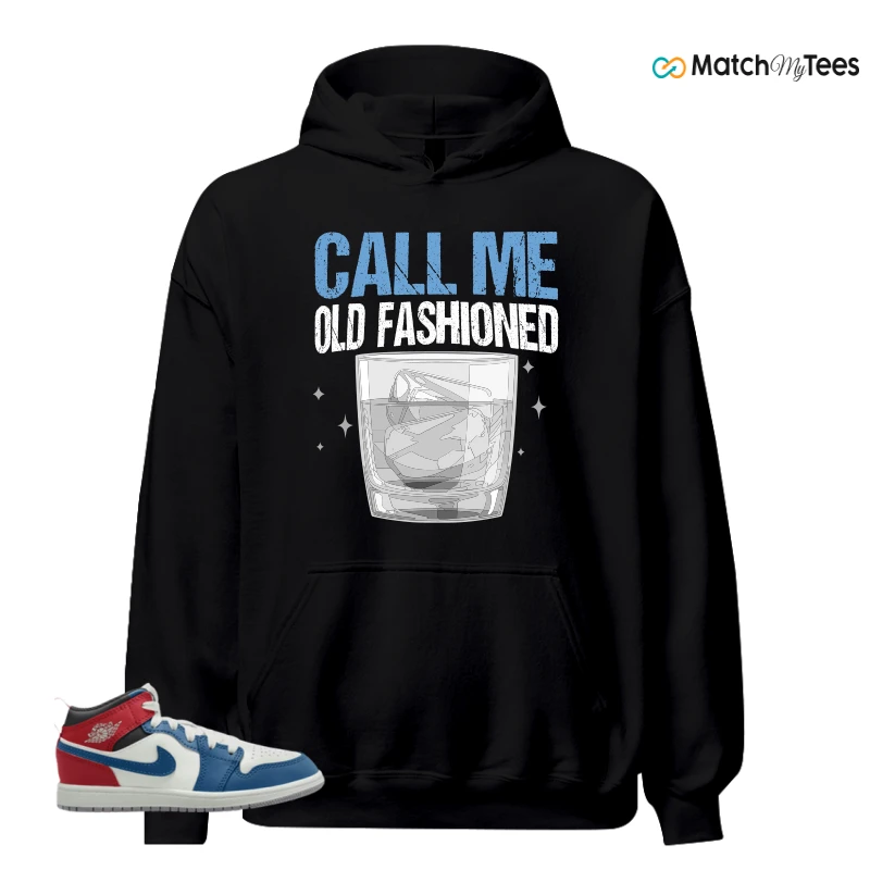 NIKE JORDAN 1 MID TRUE BLUE VARSITY RED (PS) SNEAKER Matching Tees hoodie